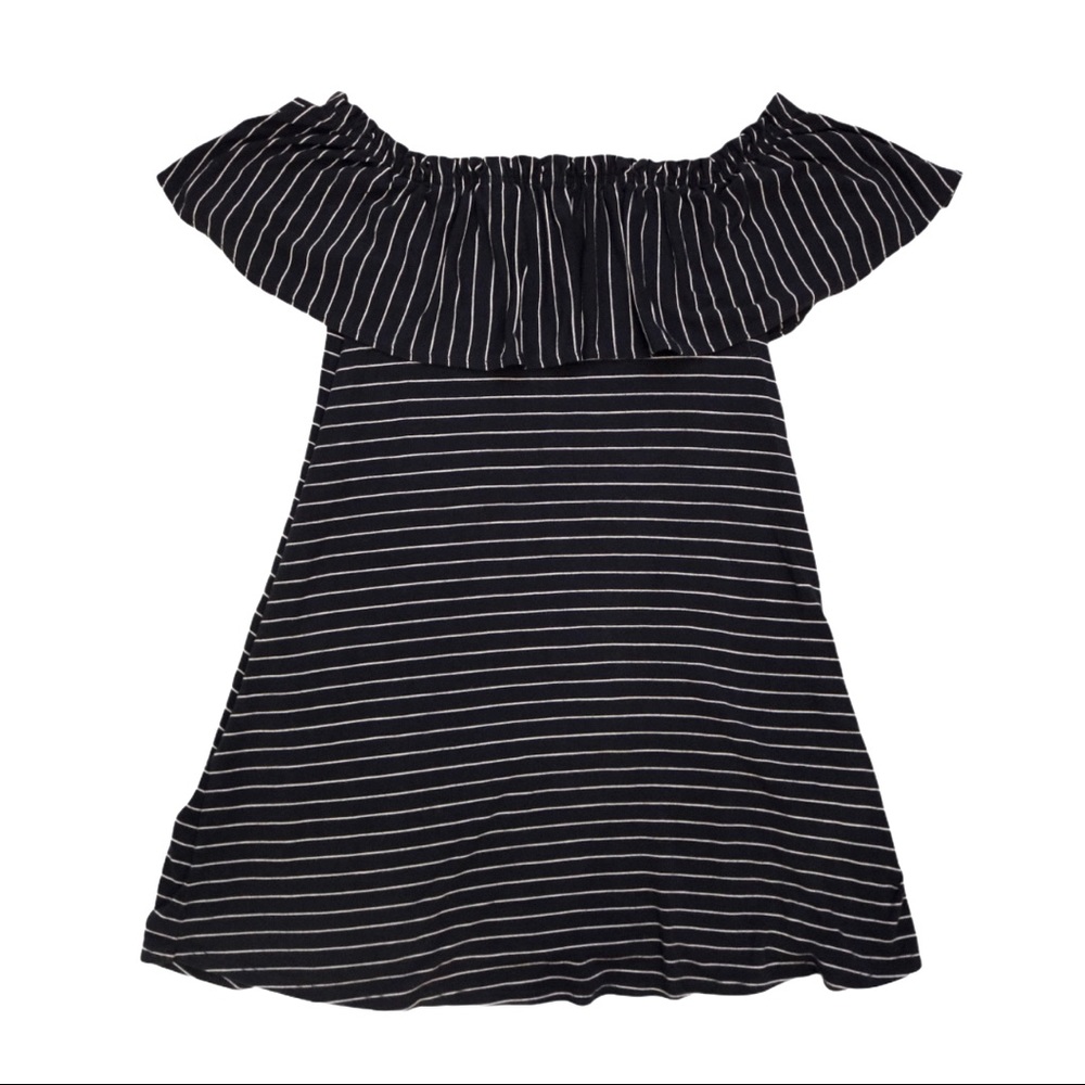 Abercrombie and Fitch off shoulder striped dress